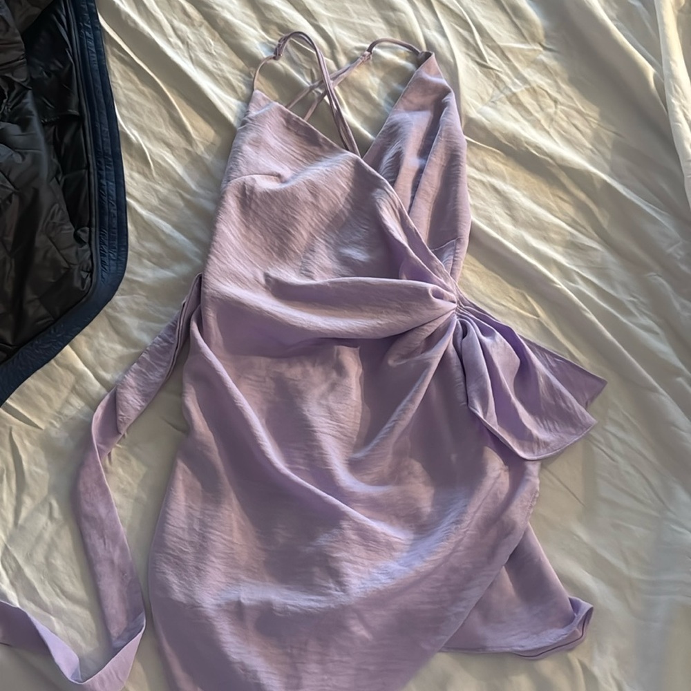 Selfie Leslie Lilac short dress size small